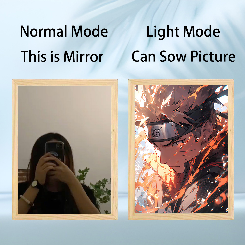 Customized Light Painting | 8-inch / A4 | Mirror Style or Line Art Style | USB Cable | 3 Light Modes - Image 4