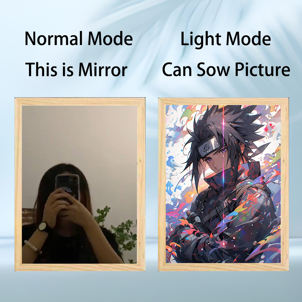 Customized Light Painting | 8-inch / A4 | Mirror Style or Line Art Style | USB Cable | 3 Light Modes - Image 6