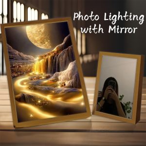 Customized Light Painting | 8-inch / A4 | Mirror Style or Line Art Style | USB Cable | 3 Light Modes